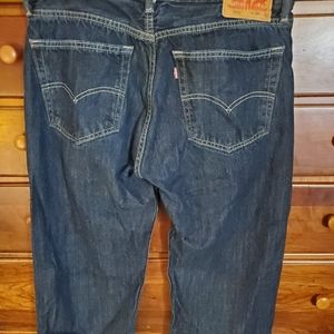 Mens Levi 505 jeans 36x32